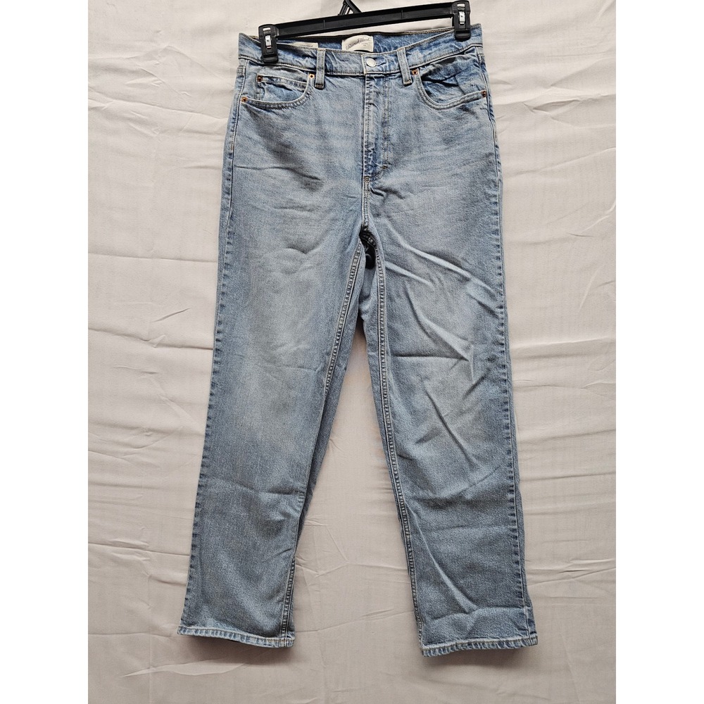 Universal Thread Highest Rise Vintage Straight Jeans Light Wash Blue 10R